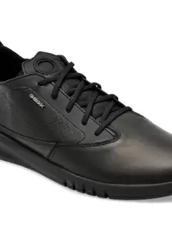 Pantofi GEOX negri, U927FA, din piele naturala